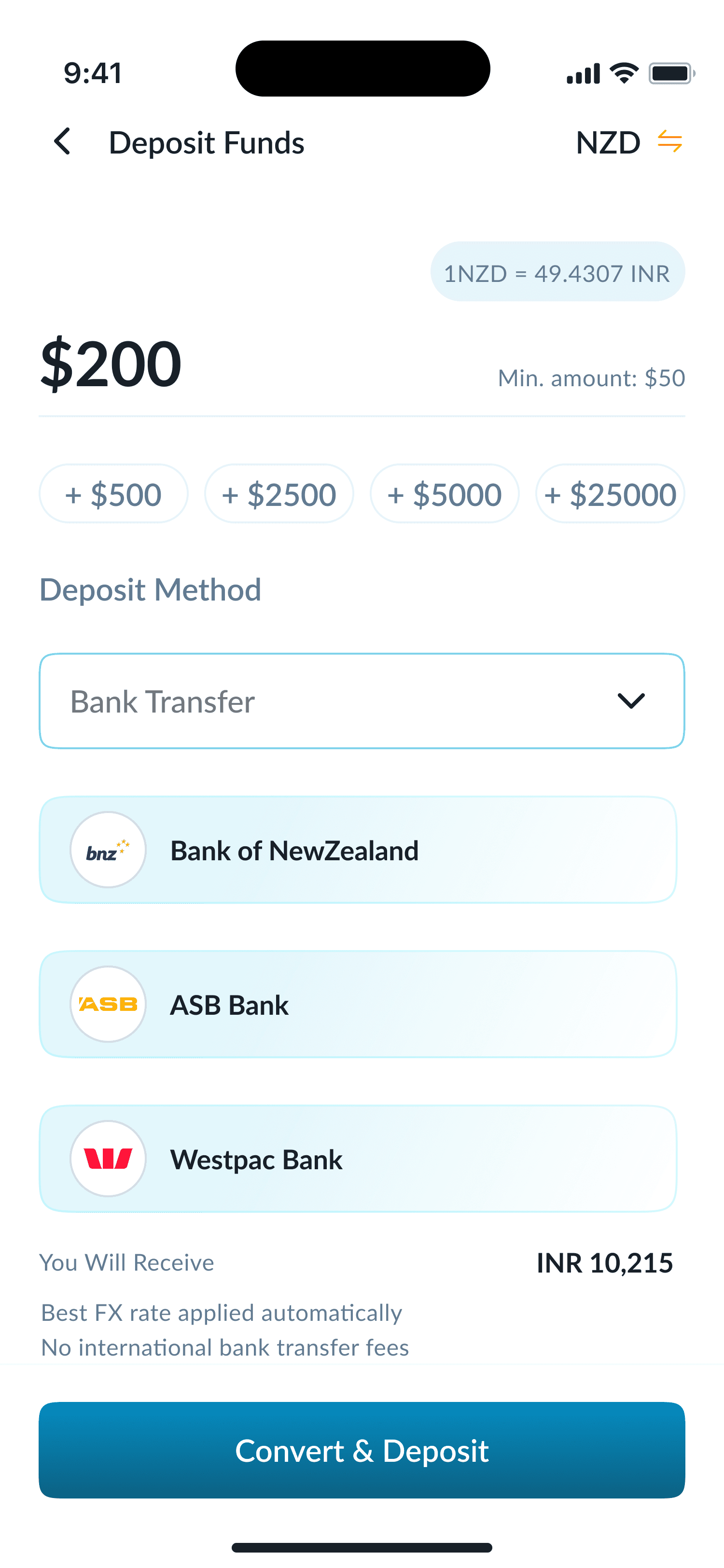 DEPOSIT